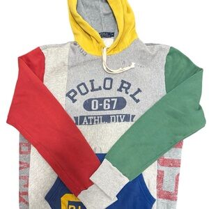 Brand New Polo Ralph Lauren Red and Yellow Sweatshirt